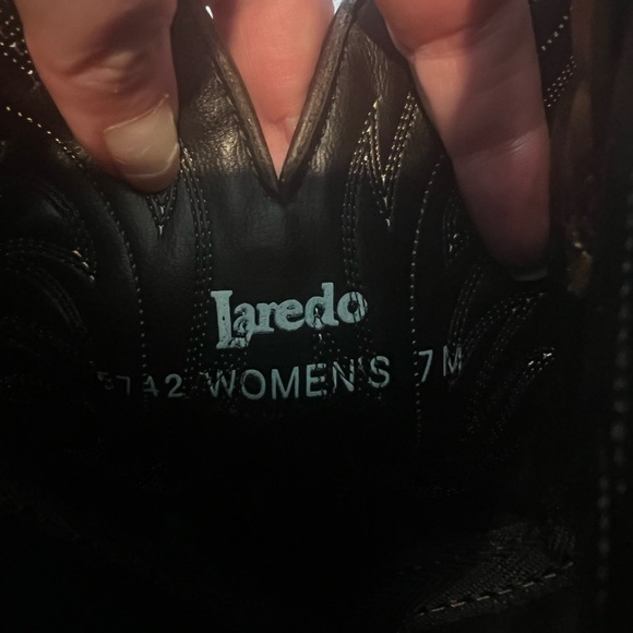 Women’s Laredo Lea Vamp Fox Brown Cowboy Boots, size 7, GUC, cowgirl, western - Picture 9 of 10